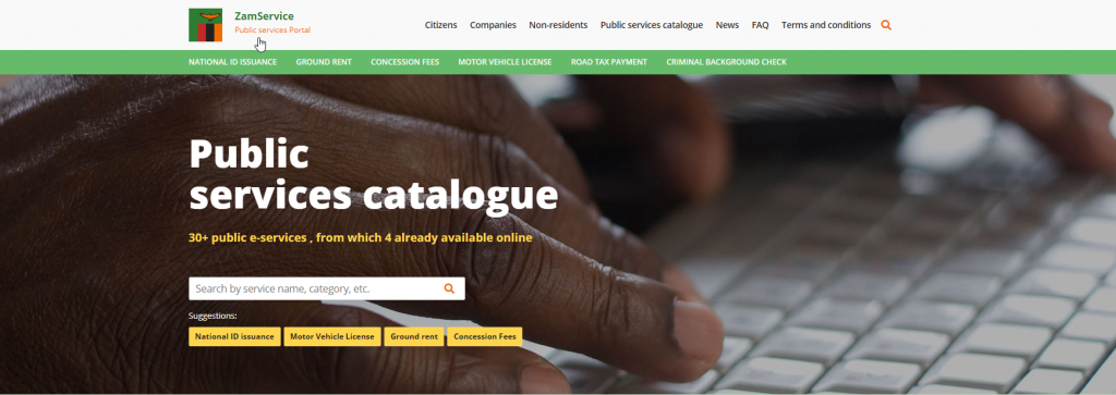 ZamServices – Government e-services for people